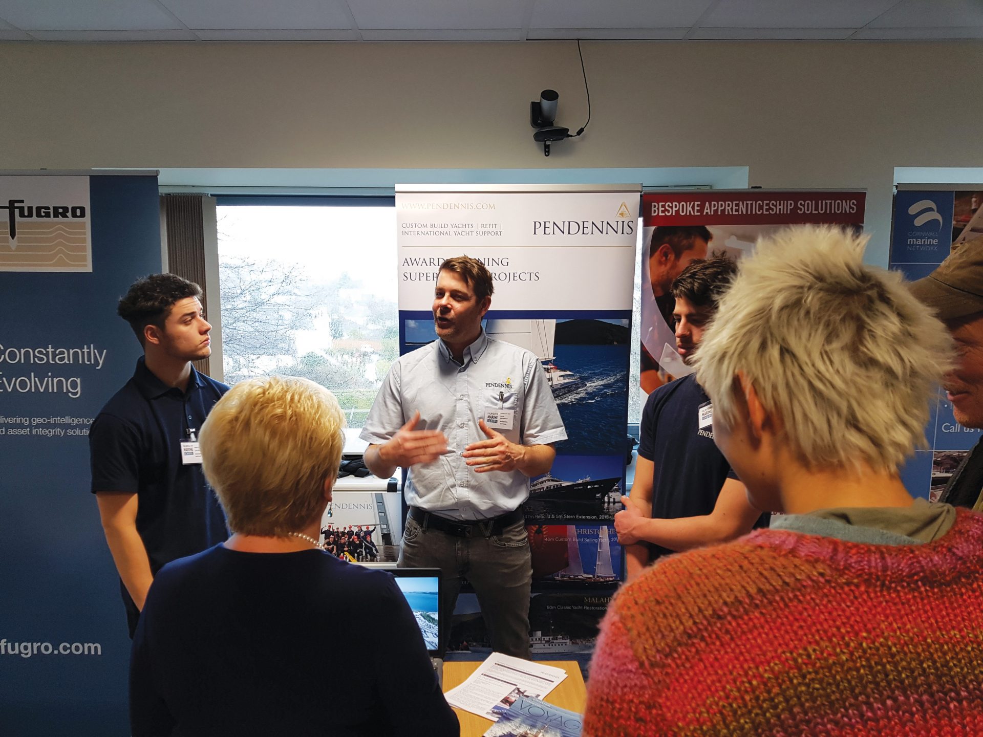 Guest talkers at Falmouth Marine School's Industry Day