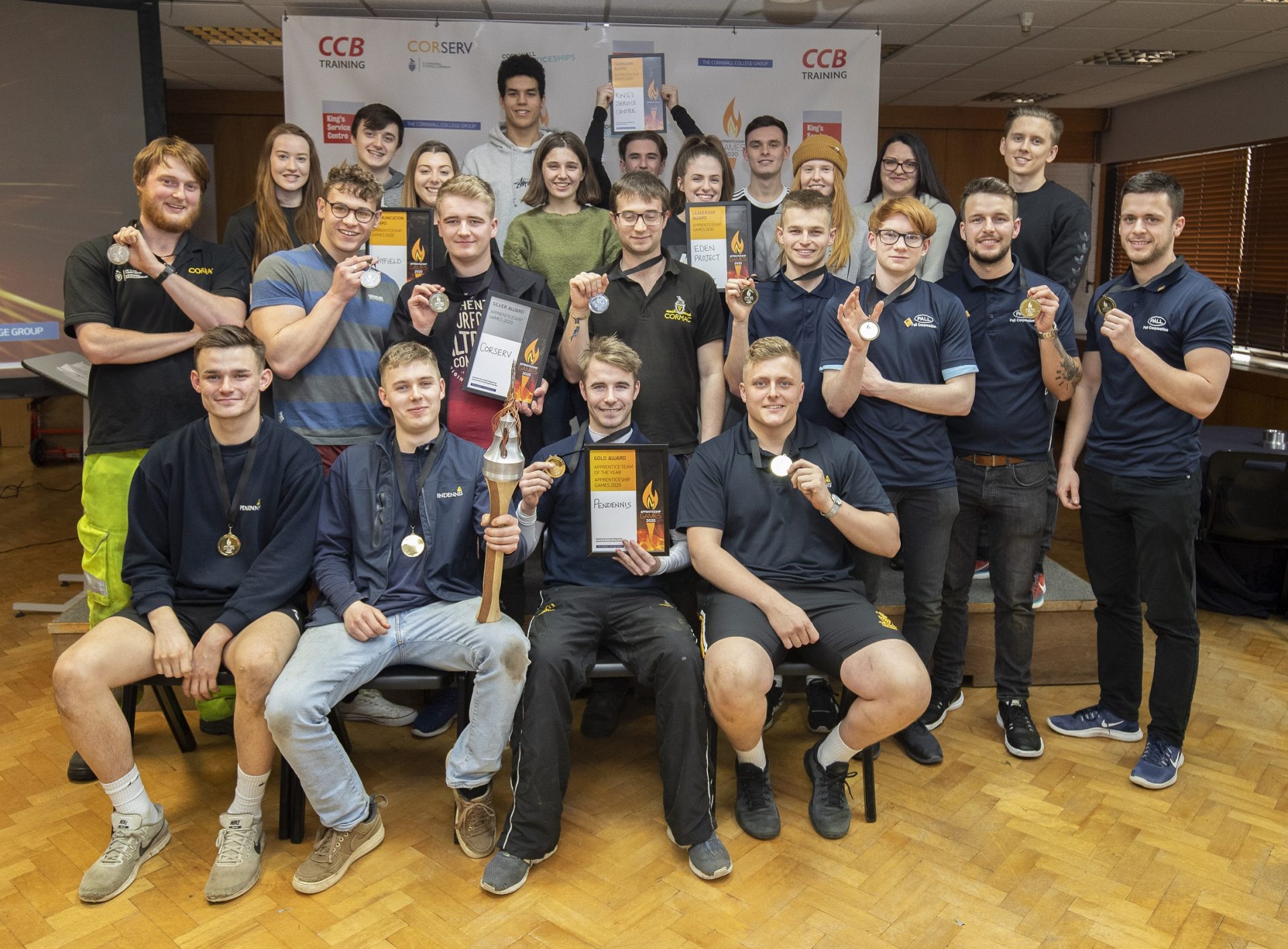 Winning teams at the Apprenticeship Games February 2020