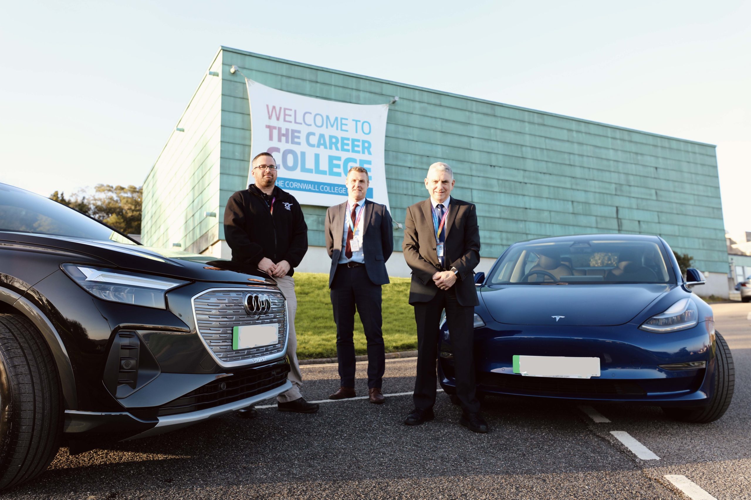 Colleges launch pioneering electric vehicle facilities Cornwall College