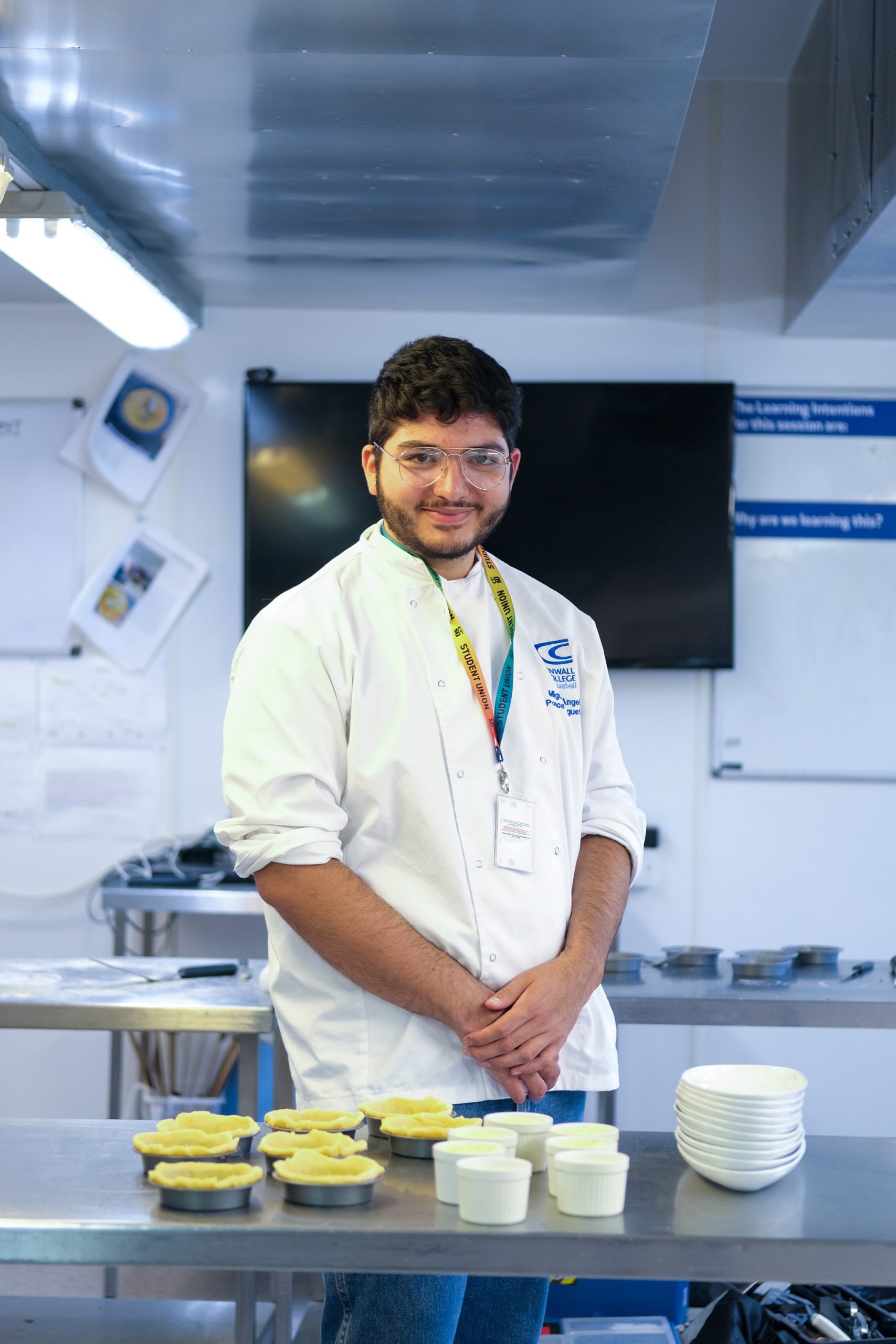 A catering student who worked with Nathan Outlaw