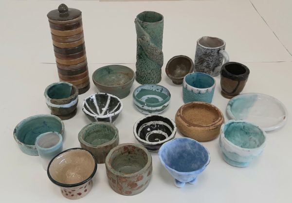 Collection of ceramic vases and pots