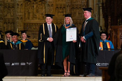 Graduation at Cornwall College - November 10th 2023
