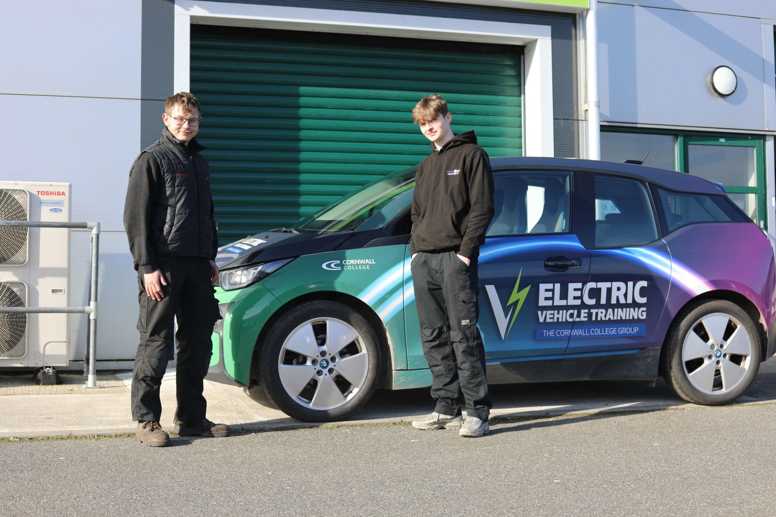 Cornwall Ccollege Electric Vehicle training