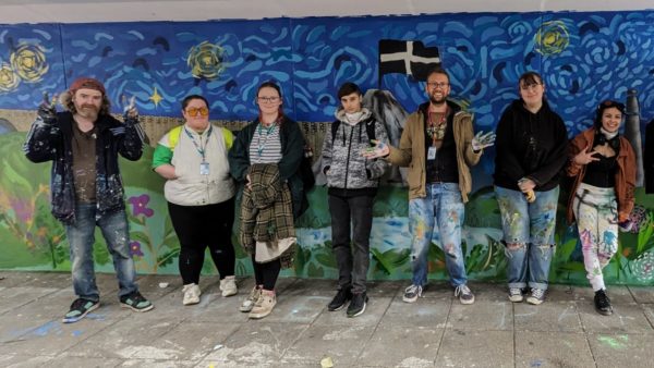 Students create a “Starry Night” in St Austell