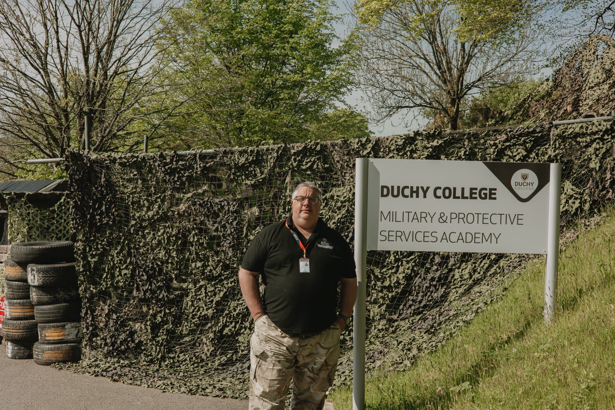 Jon Stone, Senior Study Programme Manager for the Military & Protective Services (MaPS) Academy at Duchy College Stoke Climsland