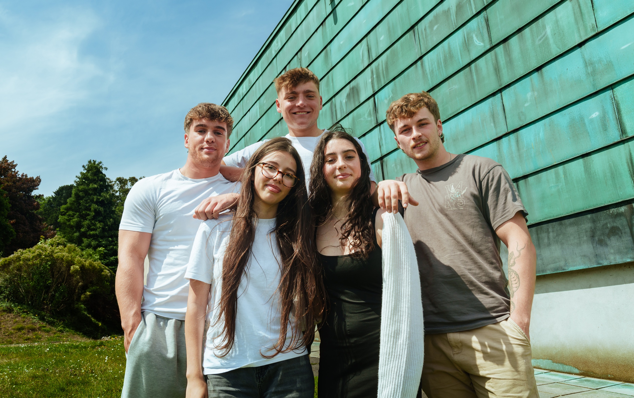 Cornwall College Students Celebrate their Results.