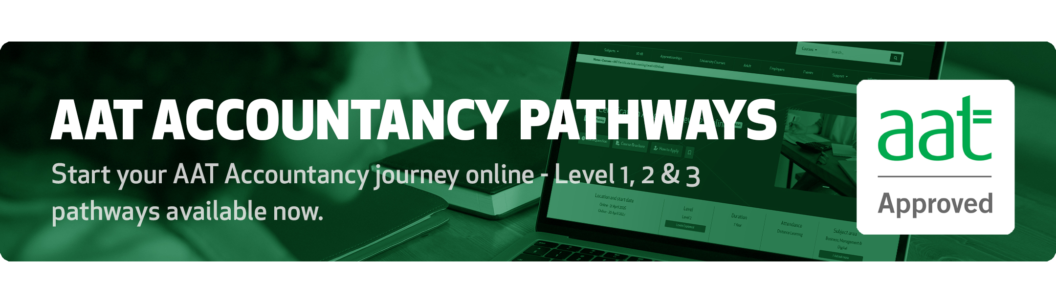Online Learning for Adults: Funded Courses and AAT Pathways
